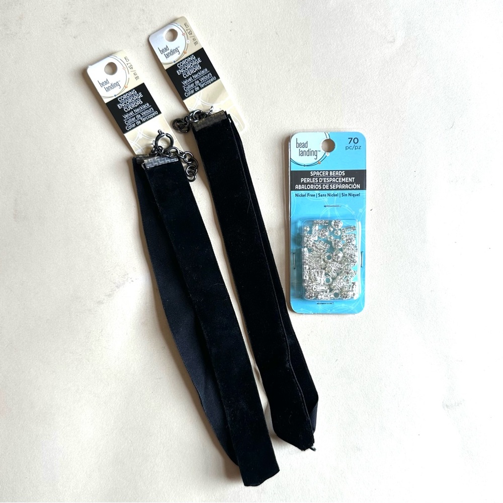 NEW Bead Landing lot of jewelry making items: cording & bead spacers